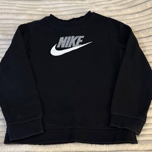 Nike Black Crewneck with White Logo